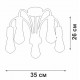 Люстра на штанге Vitaluce V3024 V3024-1/5PL