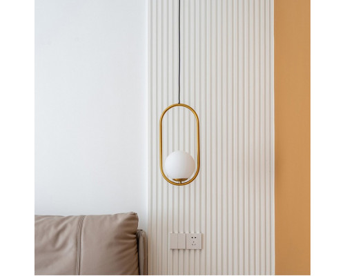 Подвесной светильник Imperiumloft Matthew Mccormick Hoop Gold Mila Pendant HOOP-B01