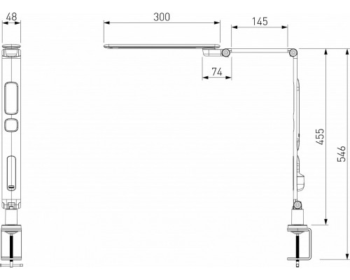 Настольная лампа офисная Elektrostandard Intelligent a064812