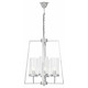 Подвесная люстра LUMINA DECO Fedi LDP 1247-4 CHR