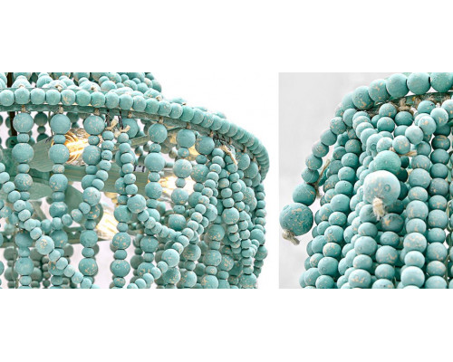 Подвесная люстра Imperiumloft Chanteuse Chandelier Turquoise 40.1993-1