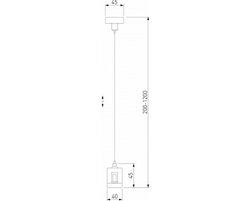 Подвес для трека Elektrostandard Esthetic Magnetic a065441