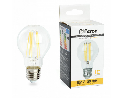 Лампа светодиодная Feron LB-620 E27 20Вт 2700K 38245