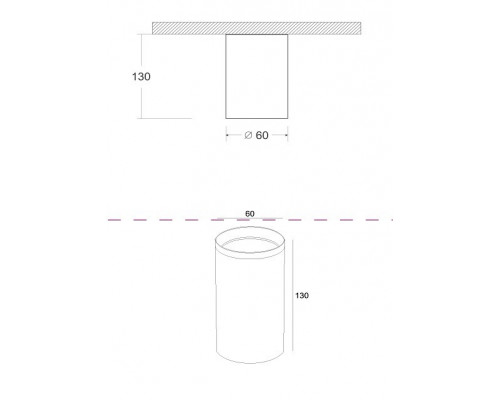 Накладной светильник Maytoni Focus C010CL-01MG