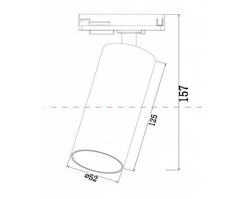 Светильник на штанге Maytoni Focus LED TR021-1-12B3K