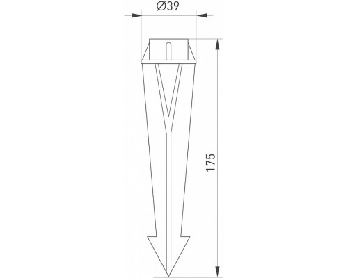 Стержнь наземный Arlight Accessories 024888