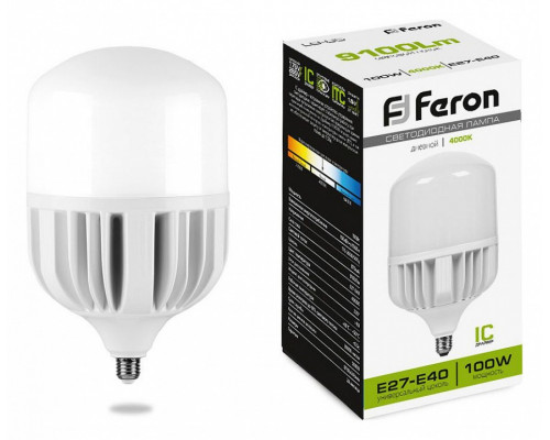 Лампа светодиодная Feron LB-65 E27-E40 100Вт 4000K 38219