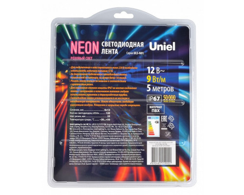 Лента светодиодная Uniel Neon ULS-N01 UL-00009090