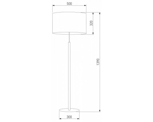 Торшер TK Lighting Deva 5216 Deva White