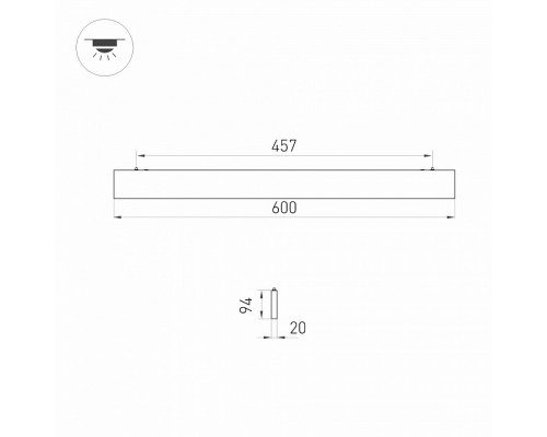 Модульный светильник Arlight LINEAIR FLAT 031527