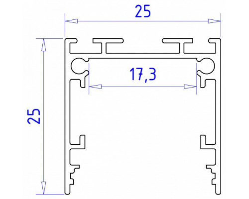 Короб накладной Ambrella Light Profile System GP GP2500WH