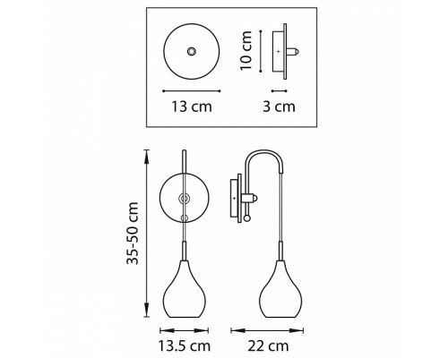 Бра Lightstar Pentola 803537