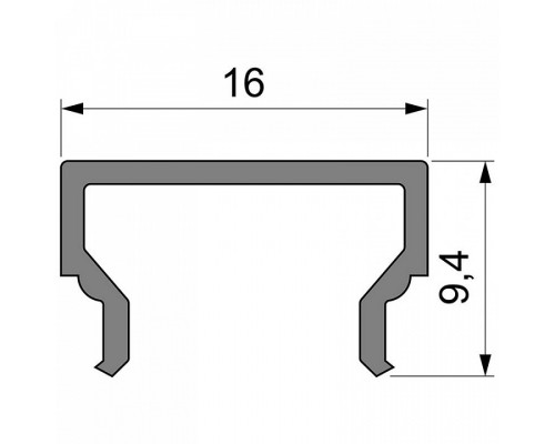 Профиль накладной Deko-Light H-01-10 984012