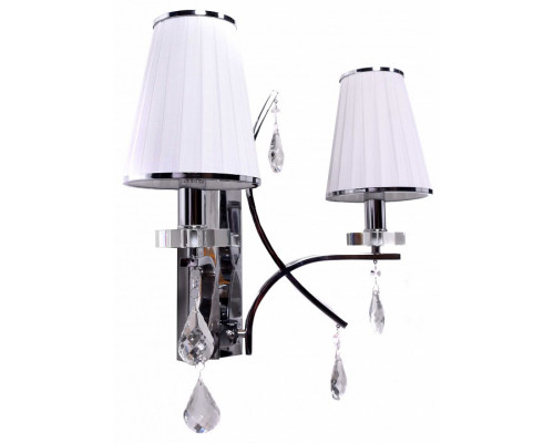 Бра LUMINA DECO Glamour LDW 66247-2 WT+CHR