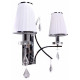 Бра LUMINA DECO Glamour LDW 66247-2 WT+CHR