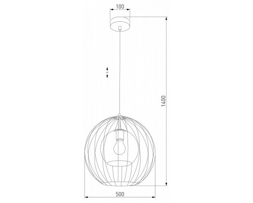 Подвесной светильник TK Lighting Universo 2552 Universo Black