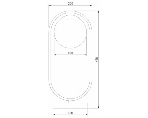 Настольная лампа декоративная Eurosvet Ringo 01138/1 золото