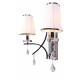 Бра LUMINA DECO Glamour LDW 66247-2 WT+CHR