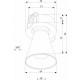 Встраиваемый светильник Elektrostandard Bell 25097/LED 8W 3000K черный