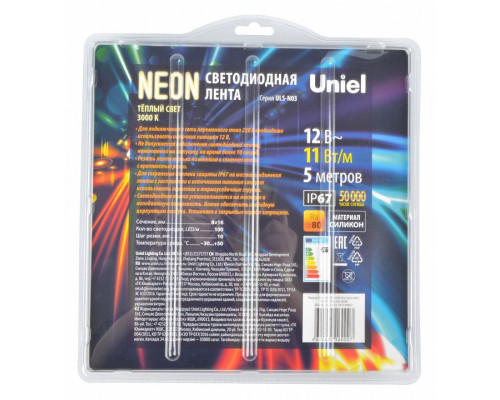 Лента светодиодная Uniel Neon ULS-N03 UL-00009093