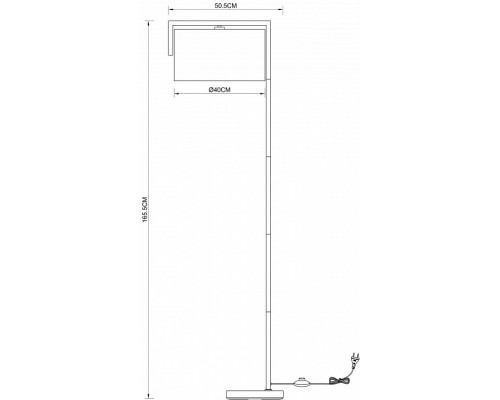 Торшер Arte Lamp Aperol A5031PN-1PB