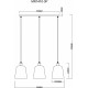 Подвесной светильник MyFar Madina MR1410-3P