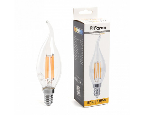 Лампа светодиодная Feron LB-718 E14 15Вт 2700K 38261