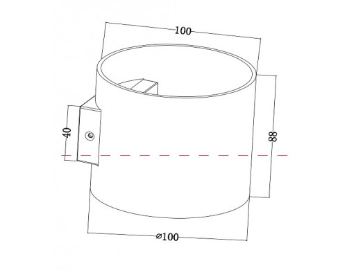 Бра Maytoni Rond C066WL-01B