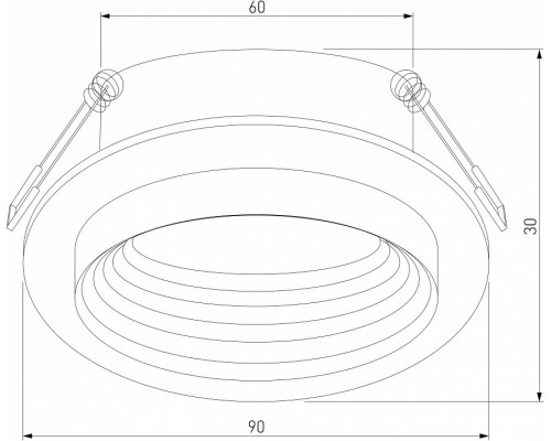 Встраиваемый светильник Elektrostandard Senso a064251