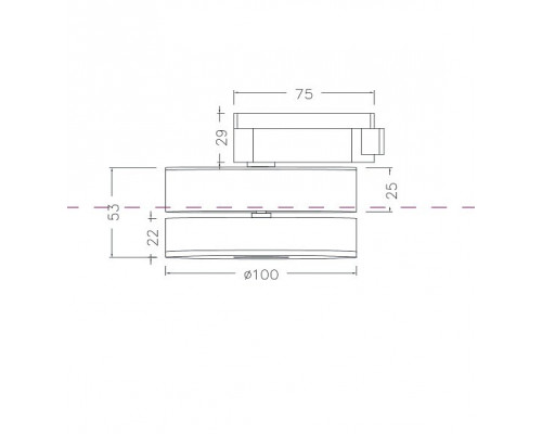 Накладной светильник Maytoni Magic TR006-1-12W3K-B