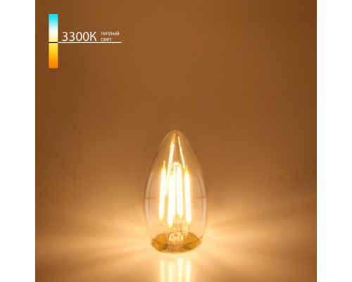Лампа светодиодная Elektrostandard Свеча F E27 7Вт 3300K a048670