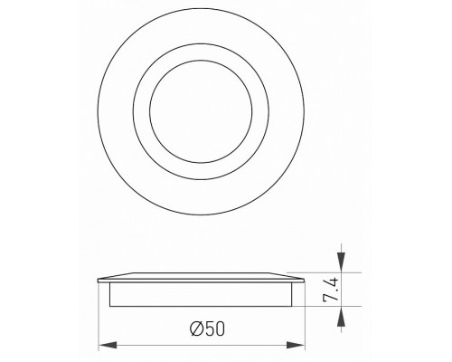 Рамка на 1 пост Arlight Deck 024927