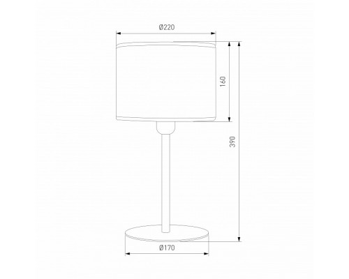 Настольная лампа декоративная TK Lighting Juta 5552 Juta