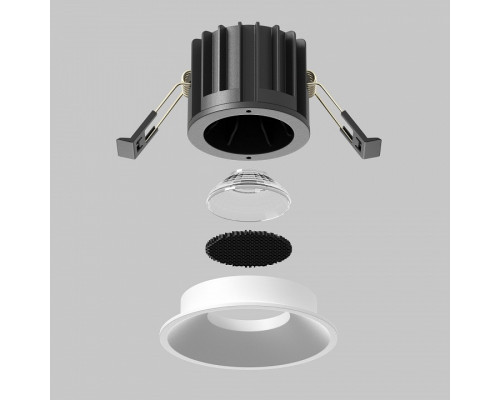 Встраиваемый светильник Maytoni Round DL058-12W-DTW-W