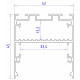 Короб накладной Ambrella Light Profile System GP GP3050AL