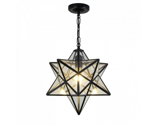 Подвесной светильник Imperiumloft Black Star Clear Glass 101314-26