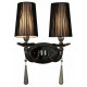 Бра LUMINA DECO Fabione LDW 1200-2W BK