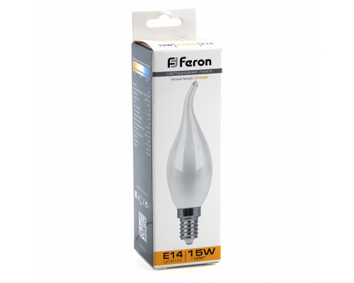 Лампа светодиодная Feron LB-718 E14 15Вт 2700K 38260