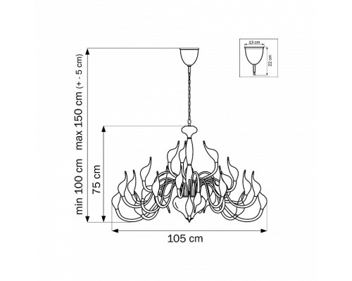 Подвесная люстра Lightstar Cigno Collo 751244