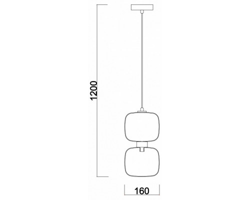 Подвесной светильник Freya Lumen FR5215PL-01BS