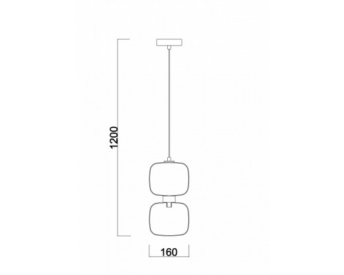 Подвесной светильник Freya Lumen FR5215PL-01CH