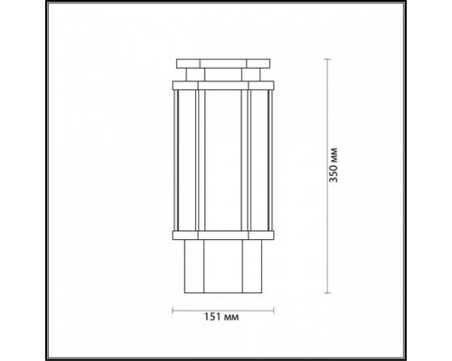 Наземный низкий светильник Odeon Light Gino 4048/1B