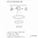 Подвесной светильник iLedex Axis 10112P/3-63W-3000K (8/6/4) BR