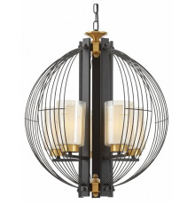 Подвесная люстра LUMINA DECO Ponti LDP 1245-5 BK+MD