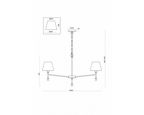 Подвесная люстра Freya Rosemary FR5190PL-07BS1