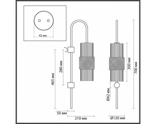 Бра Odeon Light Pimpa 3 5019/1W