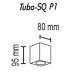 Накладной светильник TopDecor Tubo8 SQ Tubo8 SQ P1 09