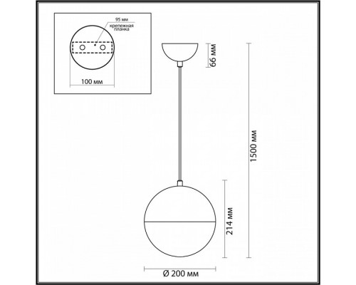 Подвесной светильник Odeon Light Pinga 4959/1A