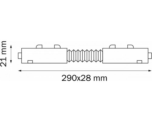 Соединитель гибкий для треков Lightstar Barra 505157