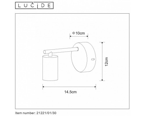 Бра Lucide Leanne 21221/01/30